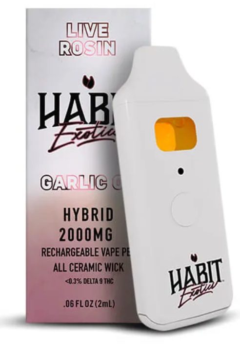 Habit Live Rosin Hybrid Garlic OG 2g